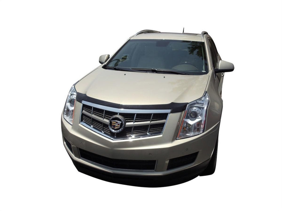 Aeroskin Hood Protector Auto Ventshade [AVS] | Fits 2010-2017 Cadillac SRX | Low Profile Deflector/Bug Shield - 1 pc., Smoke | 322042