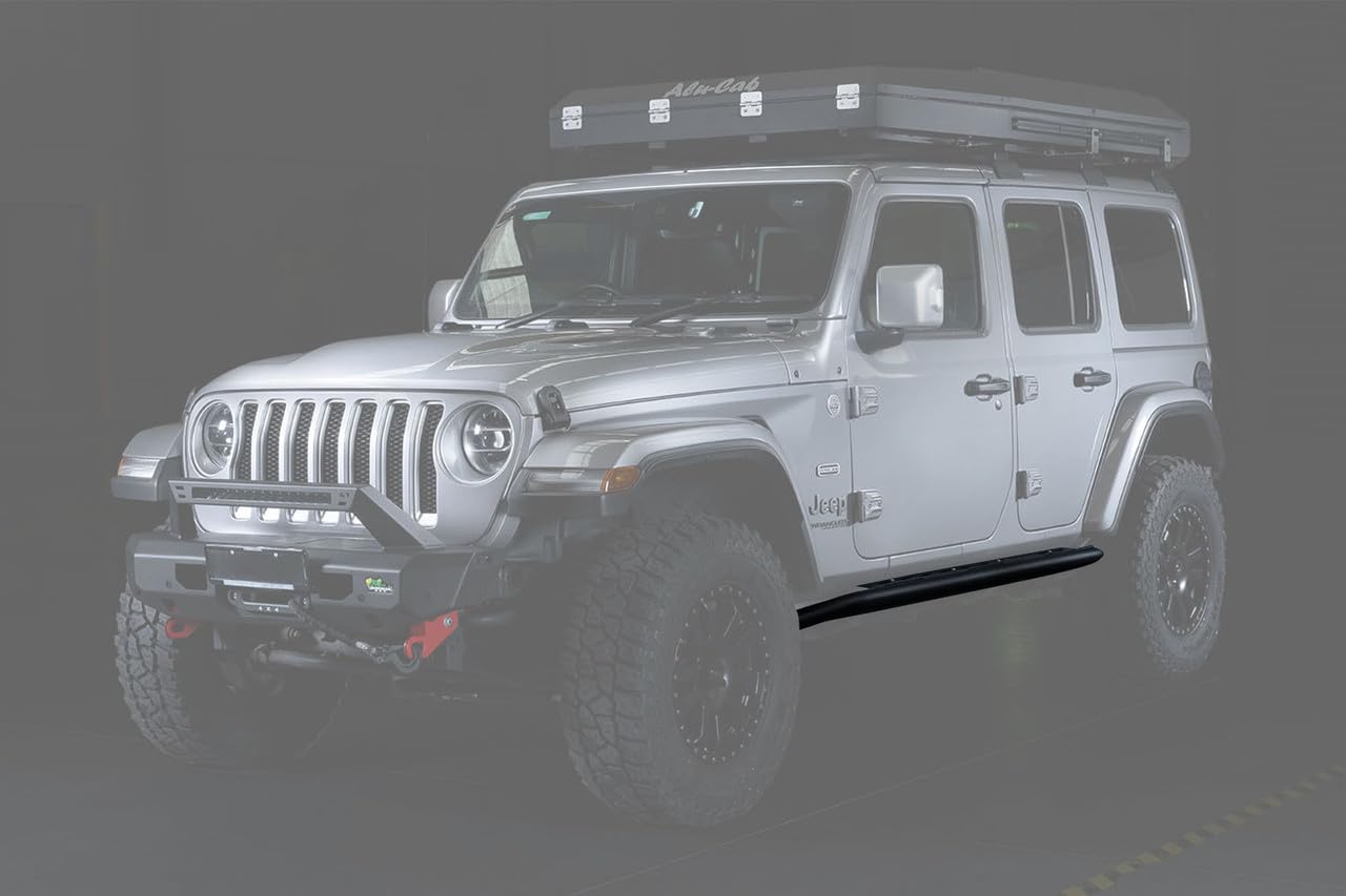 Heavy Duty IM4x4 Side Steps Suited for Jeep Wrangler JLU (4 Door)