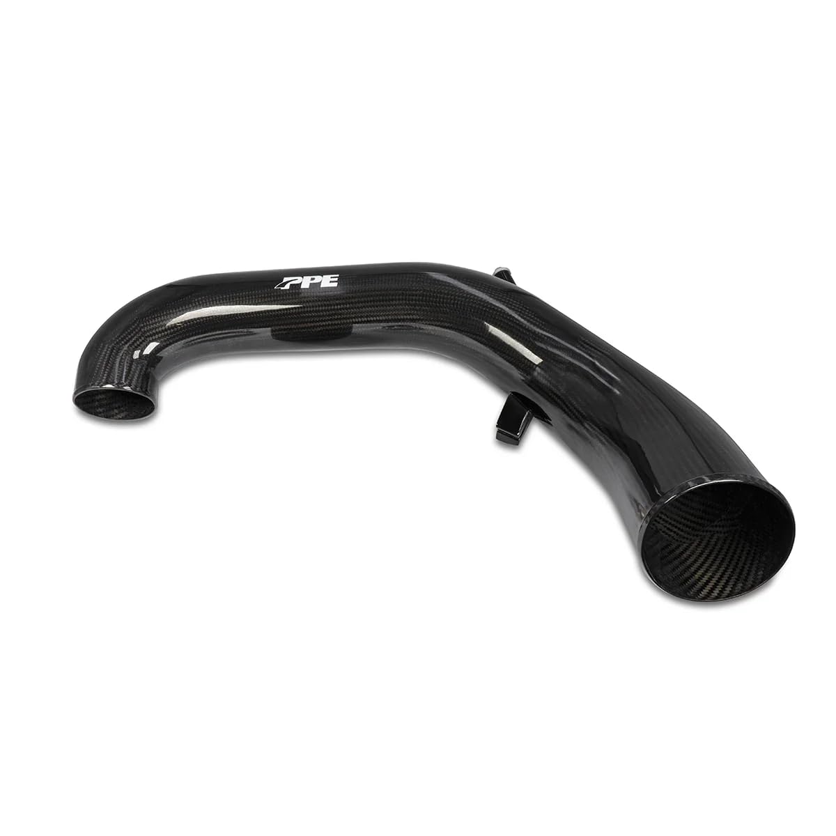 PPE Zilla Carbon Fiber Twill Weaved Intake Tube Compatible with 2020-2024 GM 1500 3.0L Diesel Engines Silverado Sierra 115020360
