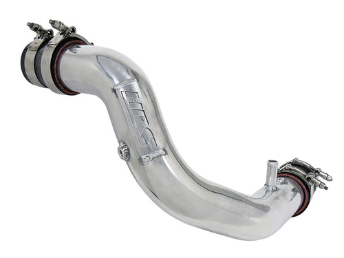HPS Intercooler Charge Pipe Polish with Silicone Boost Hot Side Compatible for 2016-2017 Lexus IS200t GS200t RC200t 2018-2019 GS300 2018-2024 IS300 RC300 2.0L Turbo, 17-122P