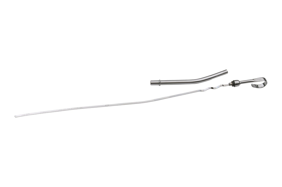 Engine Dipstick ProForm 141-550 with Chrome Steel Tube and Hook Handle for Small Block Chevy