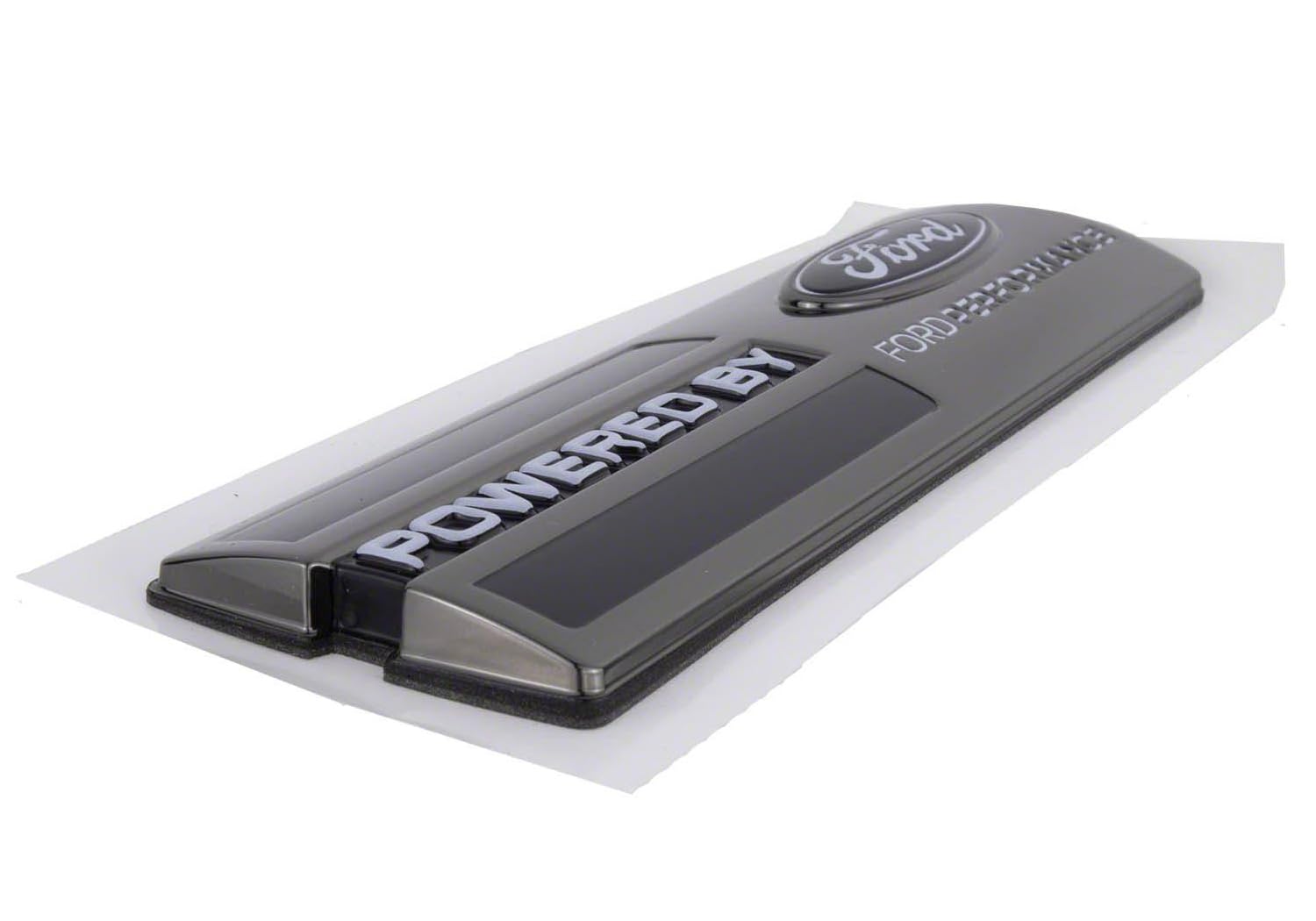 Fender Emblems Powered by Ford Performance M-16098-PBFPB - Two-Tone Black & White Pair