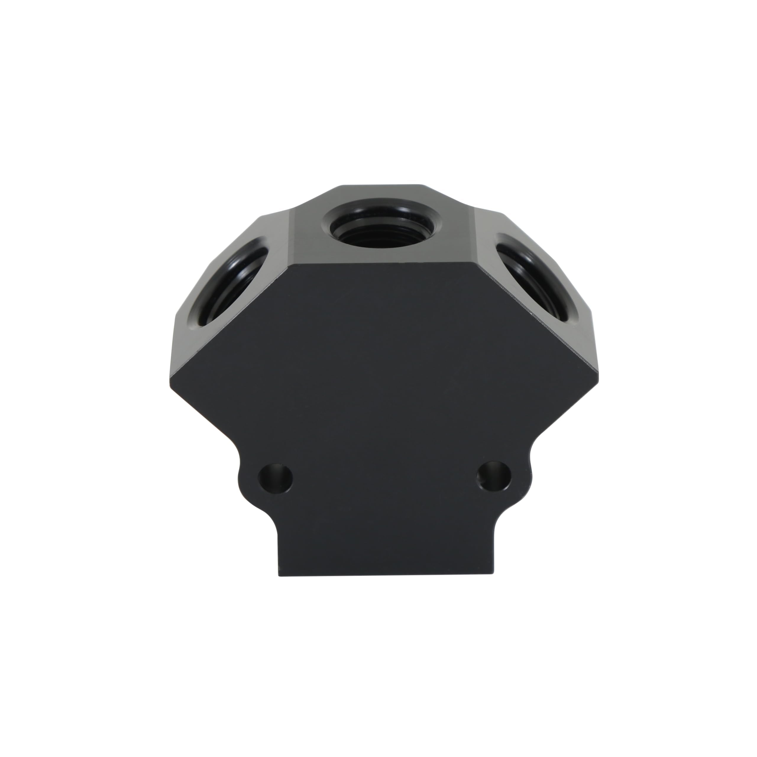 Distribution Block Earl's -8 O-Ring Port To 3 X -6 O-Ring Port