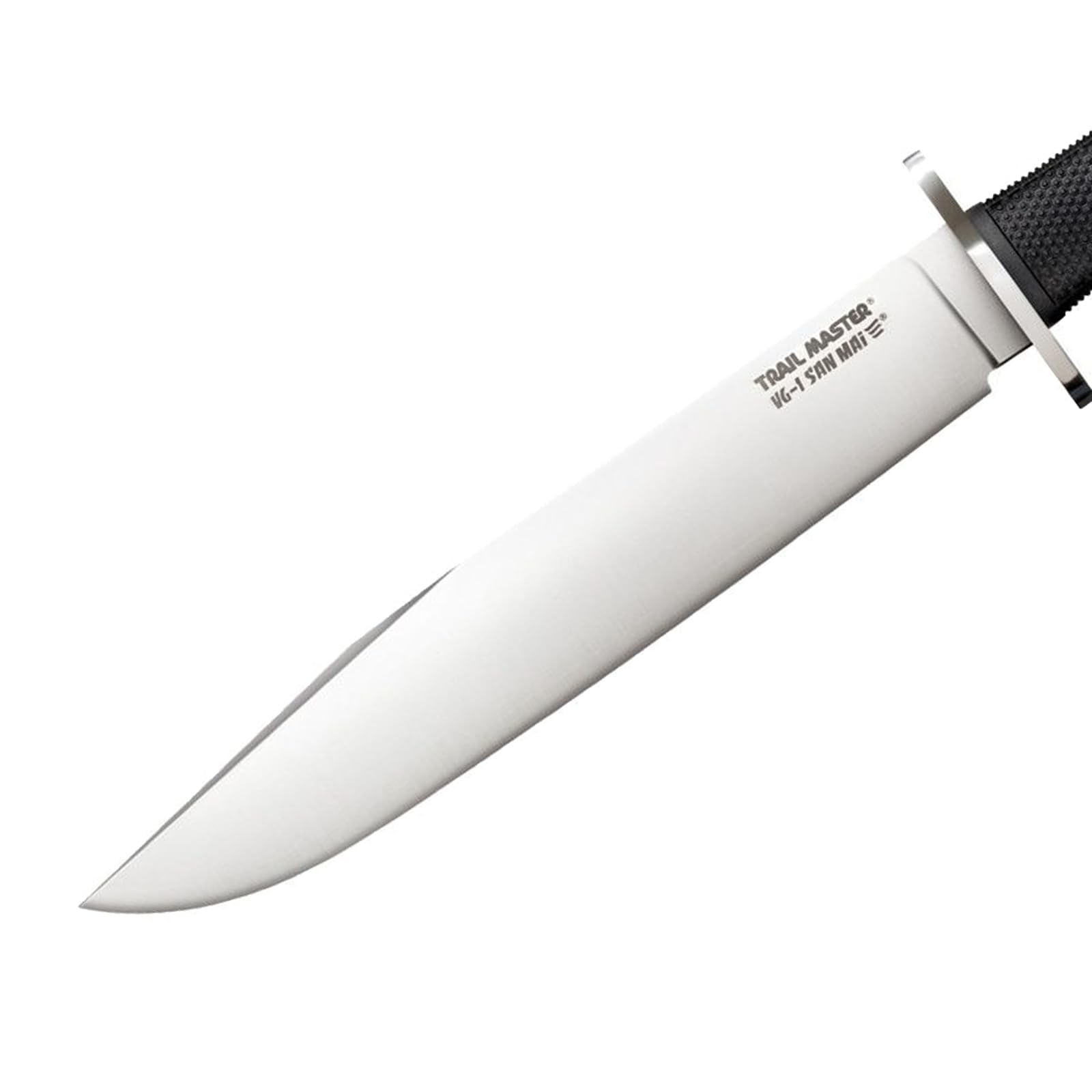 VG1 San Mai III Cold Steel Trail Master 9.5" Clip-Point Blade 5.125" Kray-Ex Handle Tactical Fixed Blade Knife w/Secure-Ex Sheath