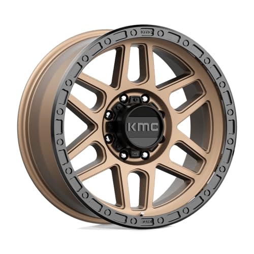 KMC KM544 8X6.5 17X9 M-BRZ BLK LP -12MM - KM54479080612N