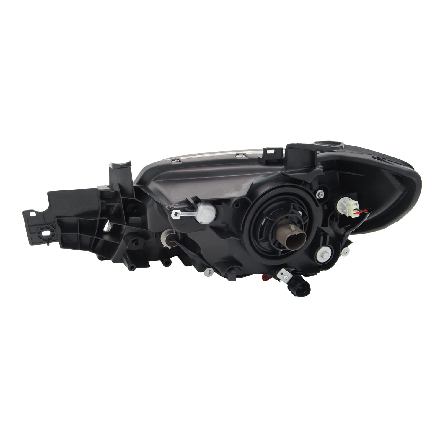 Left TYC Headlight Assembly Compatible with 2003-2004 Mitsubishi Outlander