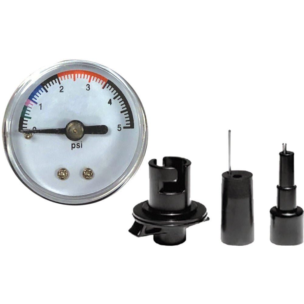 Pressure Gauge Kit WOW Sports For Sports - Up to 5 PSI - Easy Check Pressure Levels For Soccer, Football, Basketball, Volleyball