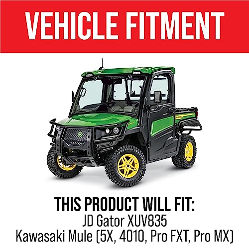 DuHa UTV 70826 Gear, Gun, and Tool Box Compatible with Kawasaki Mule (SX, 4010, Pro FXT, and Pro MX) | Weather Resistant Construction | L 55" x W 12" x H 12" | 3.2 cu/ft Capacity