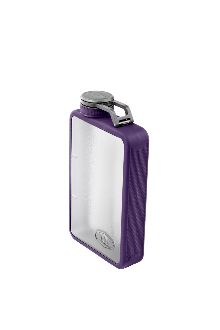 GSI Outdoors Flask Boulder- Rugged and Shatter-Resistant, Outdoor Hip Flask Non Metal, Purple, 6 Fluid Ounces
