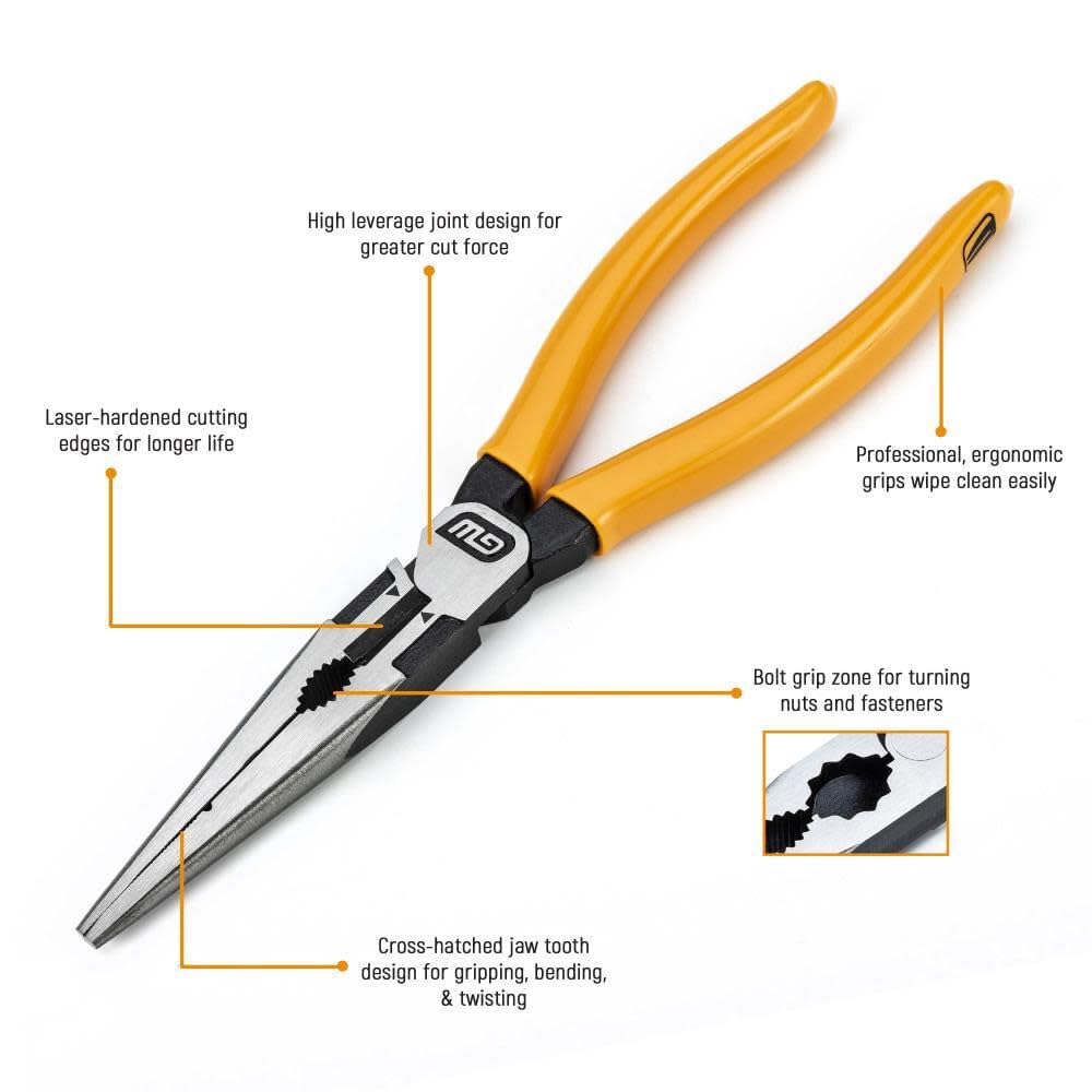 4 Piece GEARWRENCH Dipped Mixed Material Plier Set - 82203-06