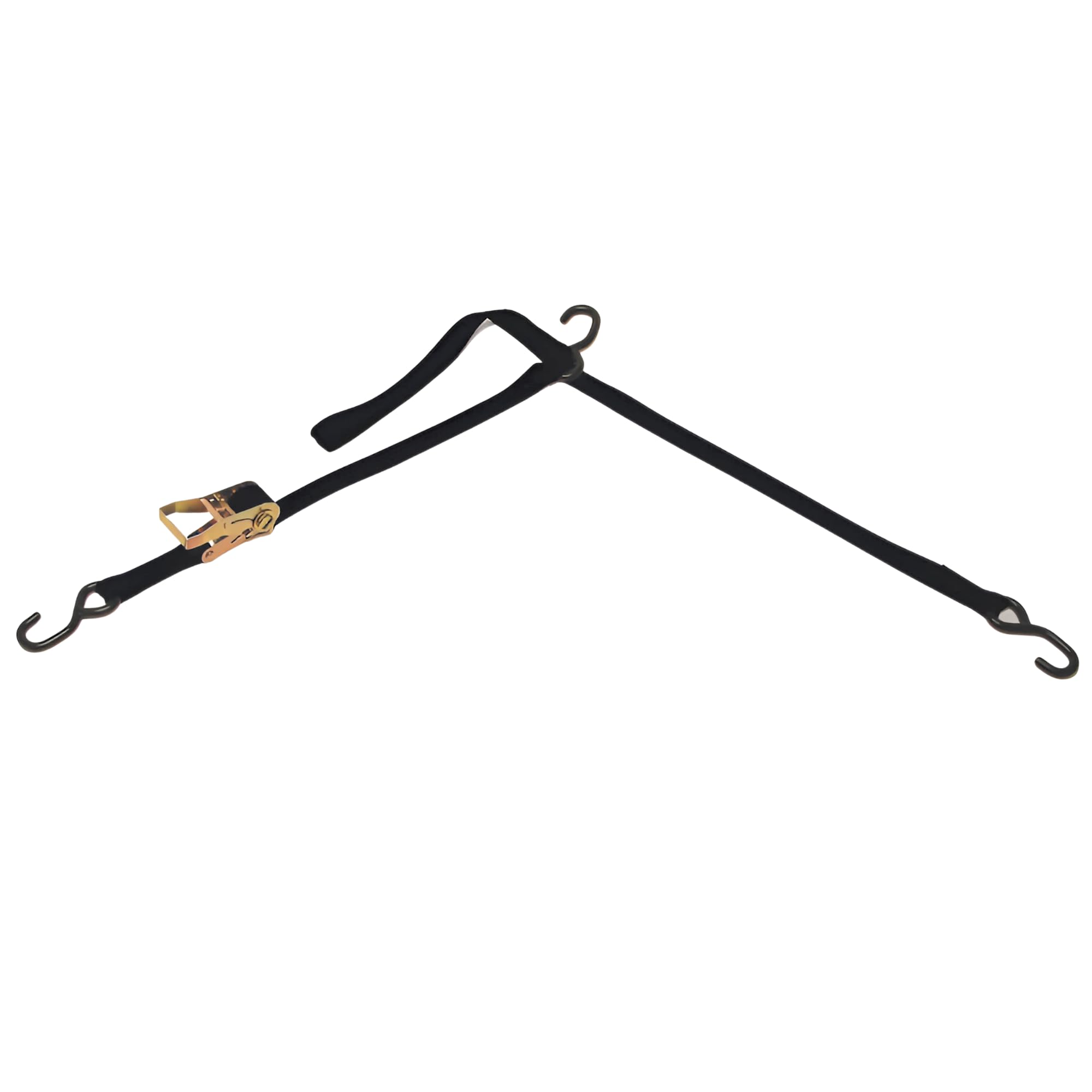P.W.C. BoatBuckle Ratchet Tri-Down with Soft Hook, 1-Inch x 8-Feet