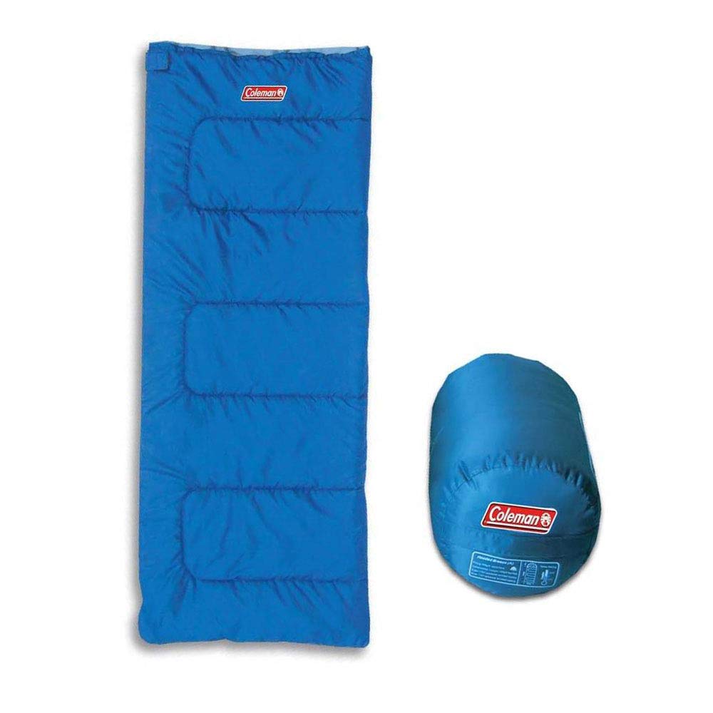 Coleman 40°F Sun Ridge Cool-Weather Sleeping Bag, Lightweight Adult Sleeping Bag with Soft Trim & Draft Tube, Machine Washable