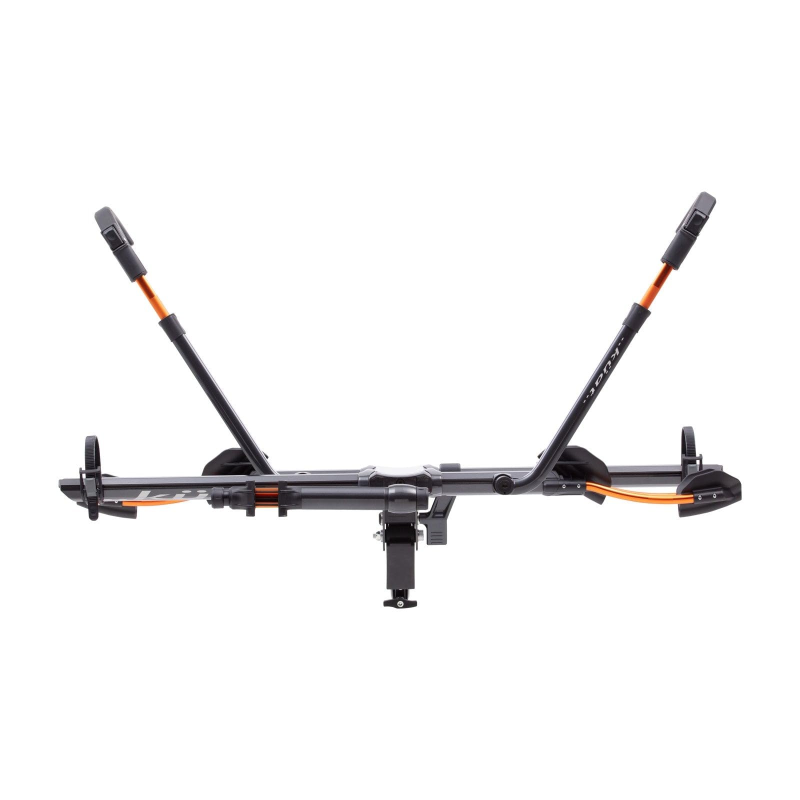 2-Bike Hitch Rack KUAT NV 2.0-1.25" | Robust 2-Bike Rack with Trail Doc for Riders & Cyclists | Rugged All-Metal Construction | E-Bike Compatible | Easy Installation, Gray Metallic/Orange Anodize