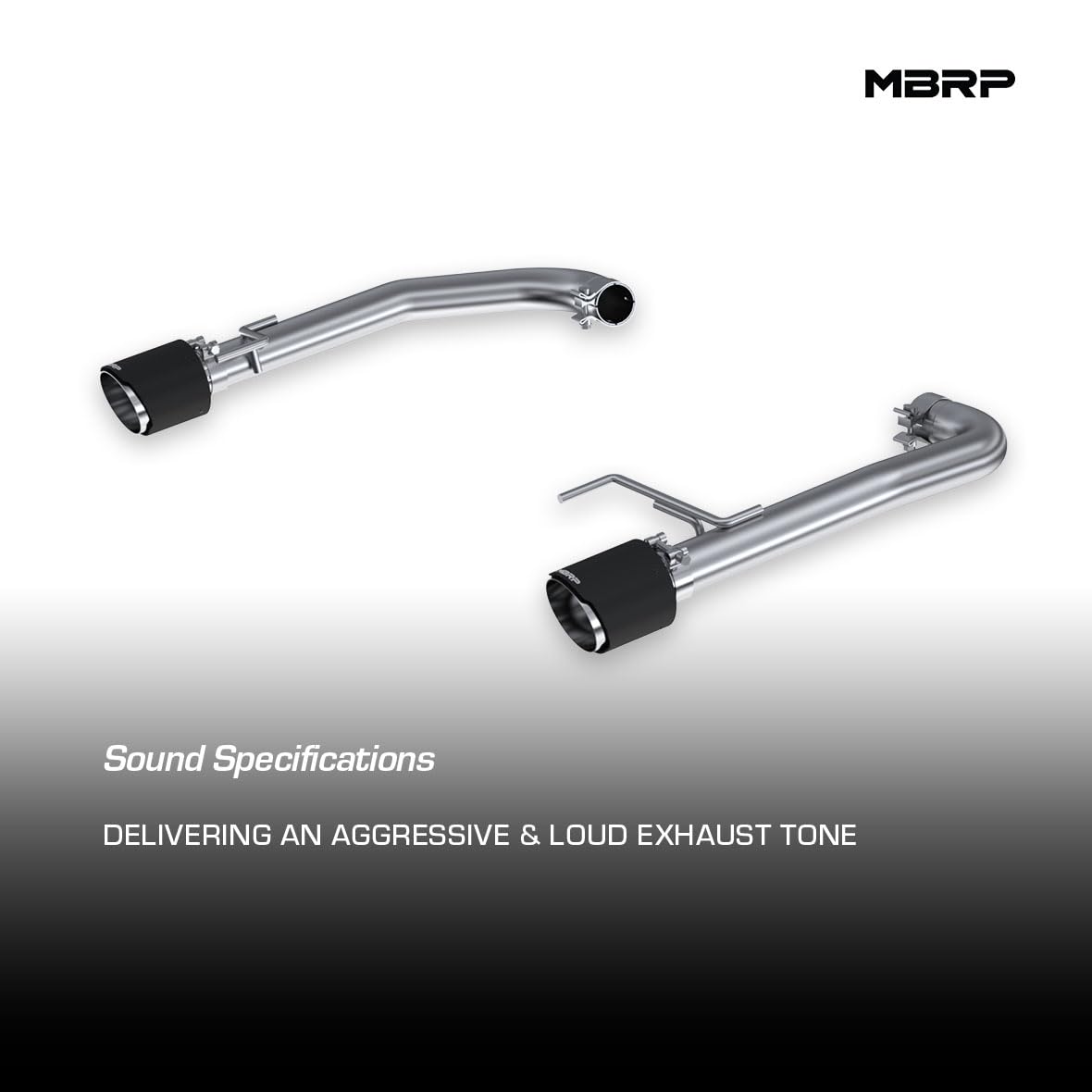 15-23 Ford Mustang MBRP 2.3L EcoBoost T304 2.5in Axle Back w/Dual CF SS Tips - T304 (Race Version)