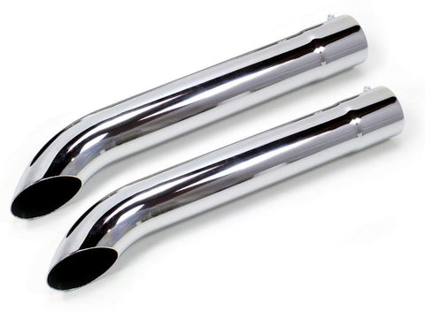 Chrome Patriot Exhaust Side Tube H3822 Turnout Muffler
