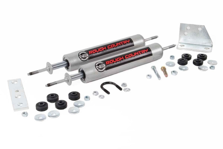 Rough Country Dual N3 Steering Stabilizer for 86-95 Toyota 4-Runner - 8735430