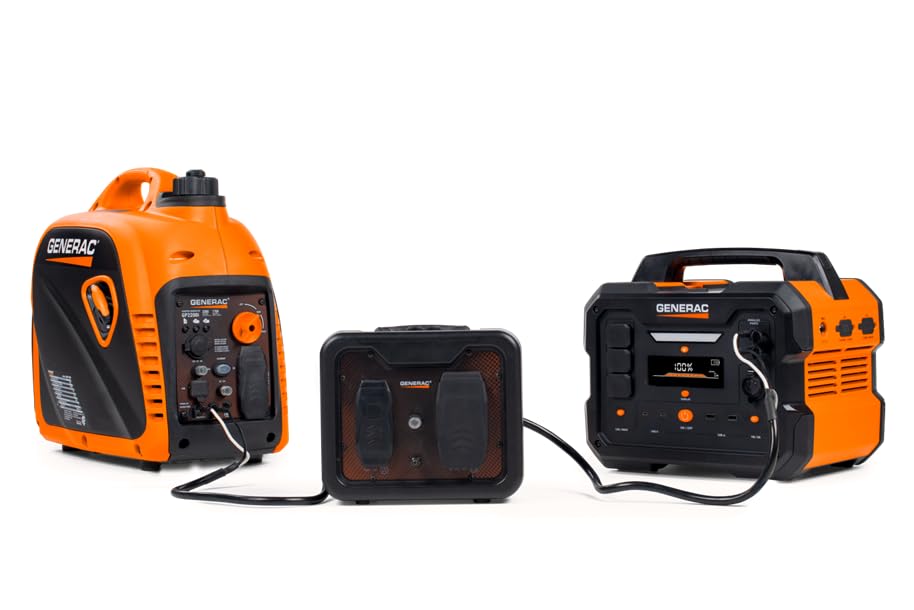Generac Parallel Kit 7118 for GP2200i and GP2500i Inverter Generators - Double Your Power - Portable and Versatile