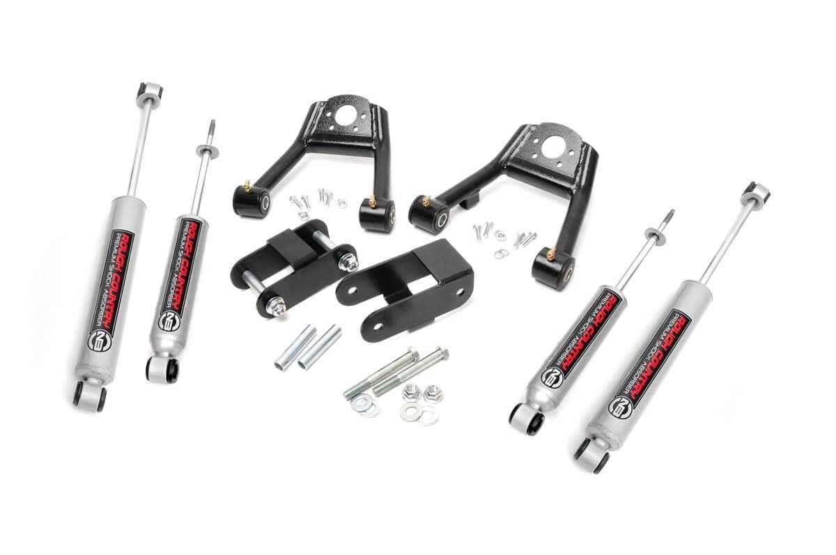 Rough Country 1.5-2" Lift Kit for 4WD 86-94 Nissan D21 Hardbody Truck - 80530