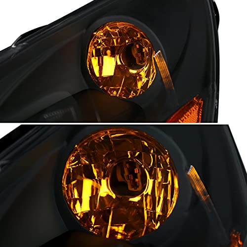 Black Projector Headlights SPEC-D TUNING Compatible with 2010-2014 Subaru Legacy, 2010-2014 Subaru Outback, Left + Right Pair Headlamps Assembly