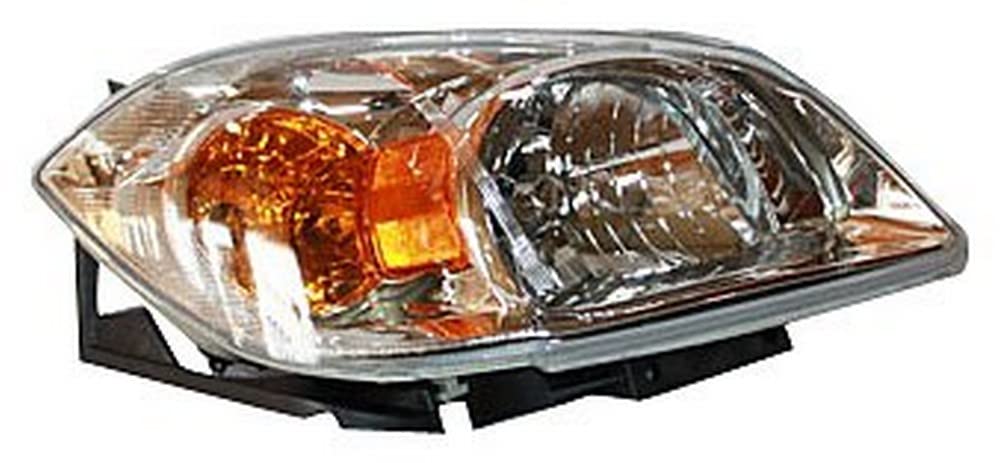 Right TYC Headlight Assembly Compatible with 2005-2008 Chevrolet Cobalt