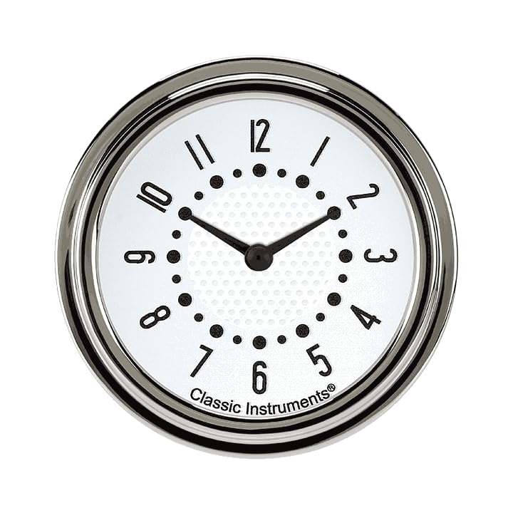 Bel Era III Matching BET92W White 2 5/8" Clock