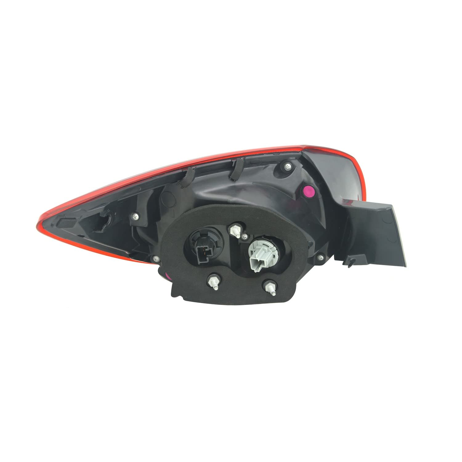 Right TYC Tail Light Assembly Compatible with 2014-2018 Mazda Mazda3