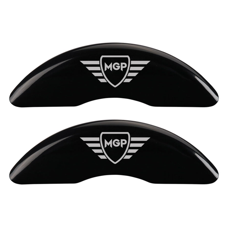 Brake Caliper Covers MGP for Tesla Model X (2016-2020) Fits 19”+ Wheels (Requires Brembo Rear Brakes) Black Powder Coated Finish, Engraved Silver MGP Logo, Aluminum Caliper Covers (Set of 4)