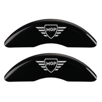 Brake Caliper Covers MGP for Tesla Model X (2016-2020) Fits 20”+ Wheels (Requires Mando Rear Brakes) Black Powder Coated Finish, Engraved Silver MGP Logo, Aluminum Caliper Covers (Set of 4)