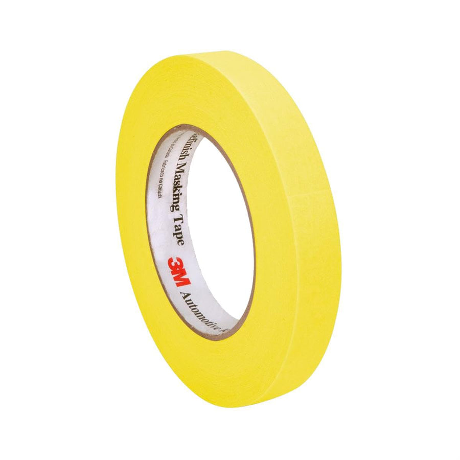 3M Automotive Refinish (MMM6652) Masking Tape, 18mm x 55m, 48 Rolls