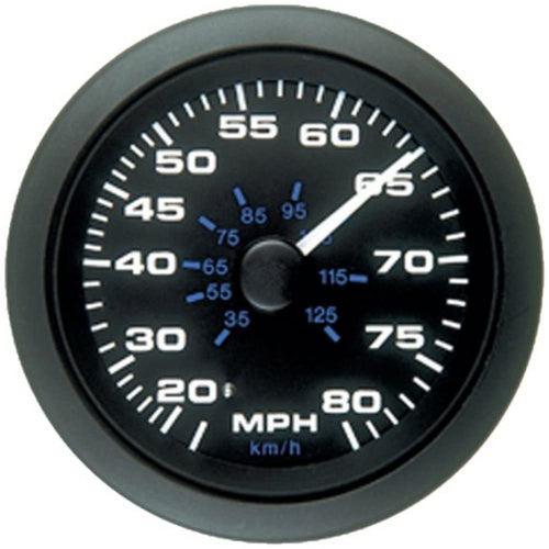 Premier PRO Series Sierra International 62723P Pilot Type 80 Mph Marine Speed Gauge Kit