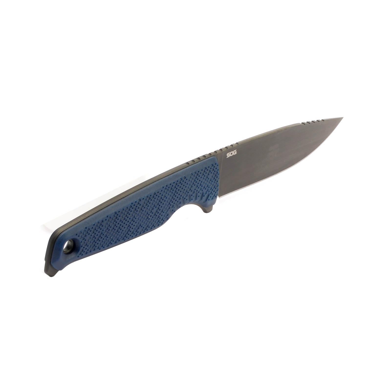 SOG FX Altair Lightweight Compact Multi-Functional Fixed Blade Knife | CRYO 154CM Steel | UMS Sheath | Removable GRN Handle, Squid Ink Black