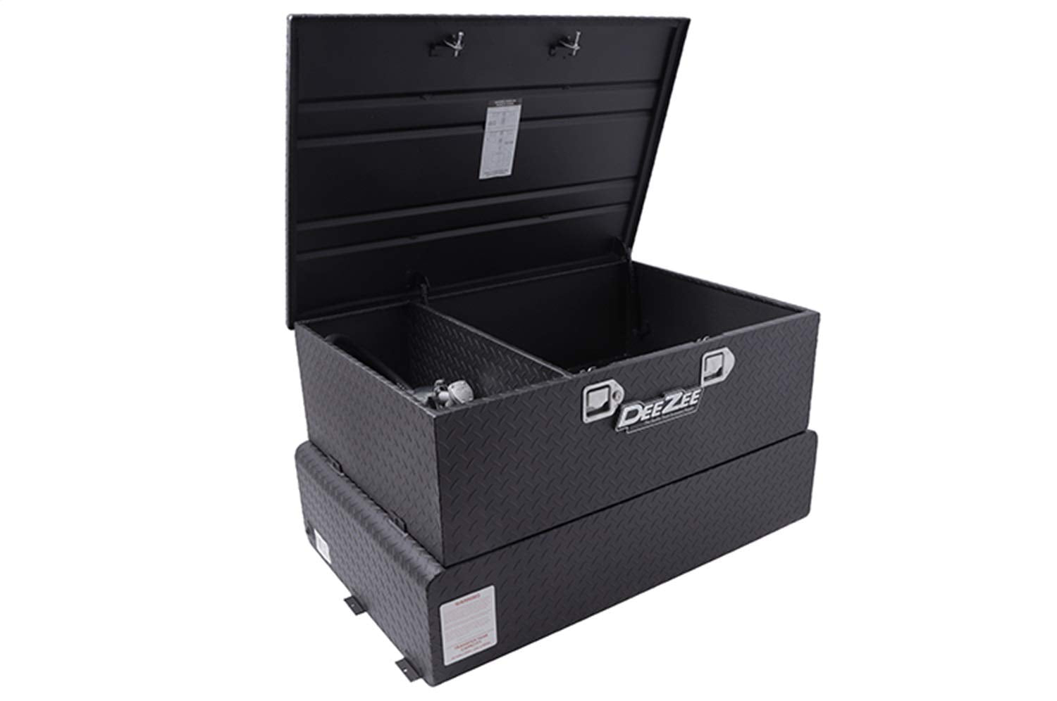 Black-Tread Diesel Combo Transfer Tank & Tool Box Dee Zee DZ92847TB (75 Gallon) with Pump