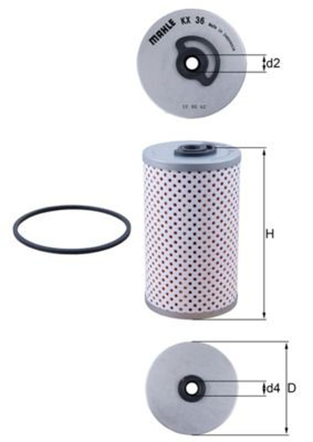 KX 36D Knecht Fuel filter