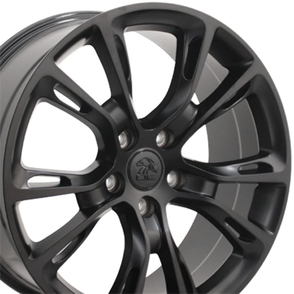20" Replica Wheel JP16 OE Wheels Fits Jeep Grand Cherokee Rim 20x8.5 Black Wheel