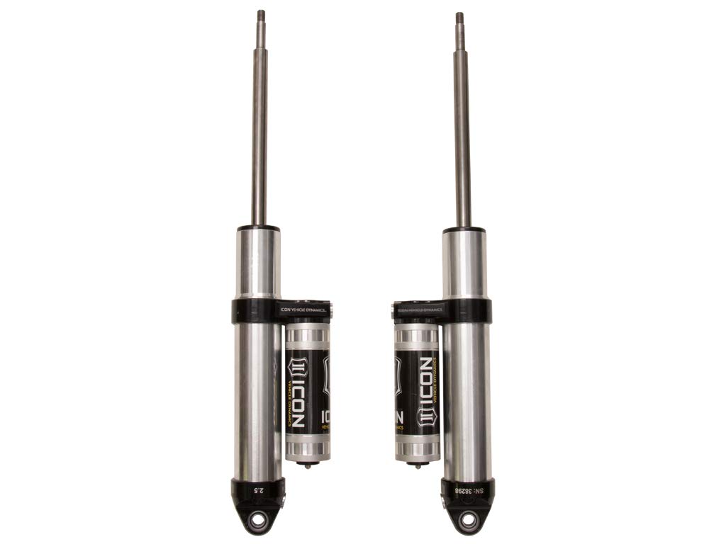 Rear ICON 0" Lift Coil/3" Lift Air Ride, 2.5 VS PB Shocks, Pair, Compatible with 2014-Up Ram 2500, 217704P