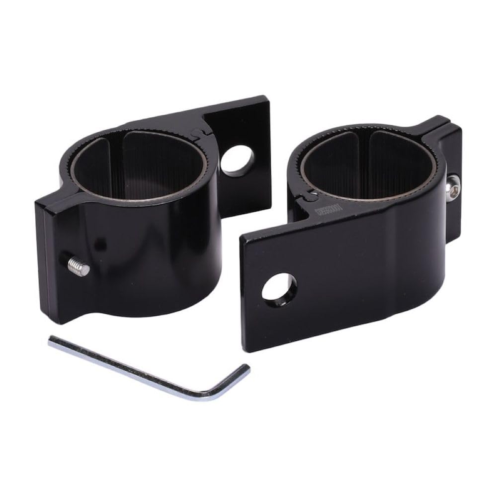 2-Inch Tube Mounting Bracket TrailFX G9022B for TFX LED Cube Lights Set of 2, Black Powder Coated