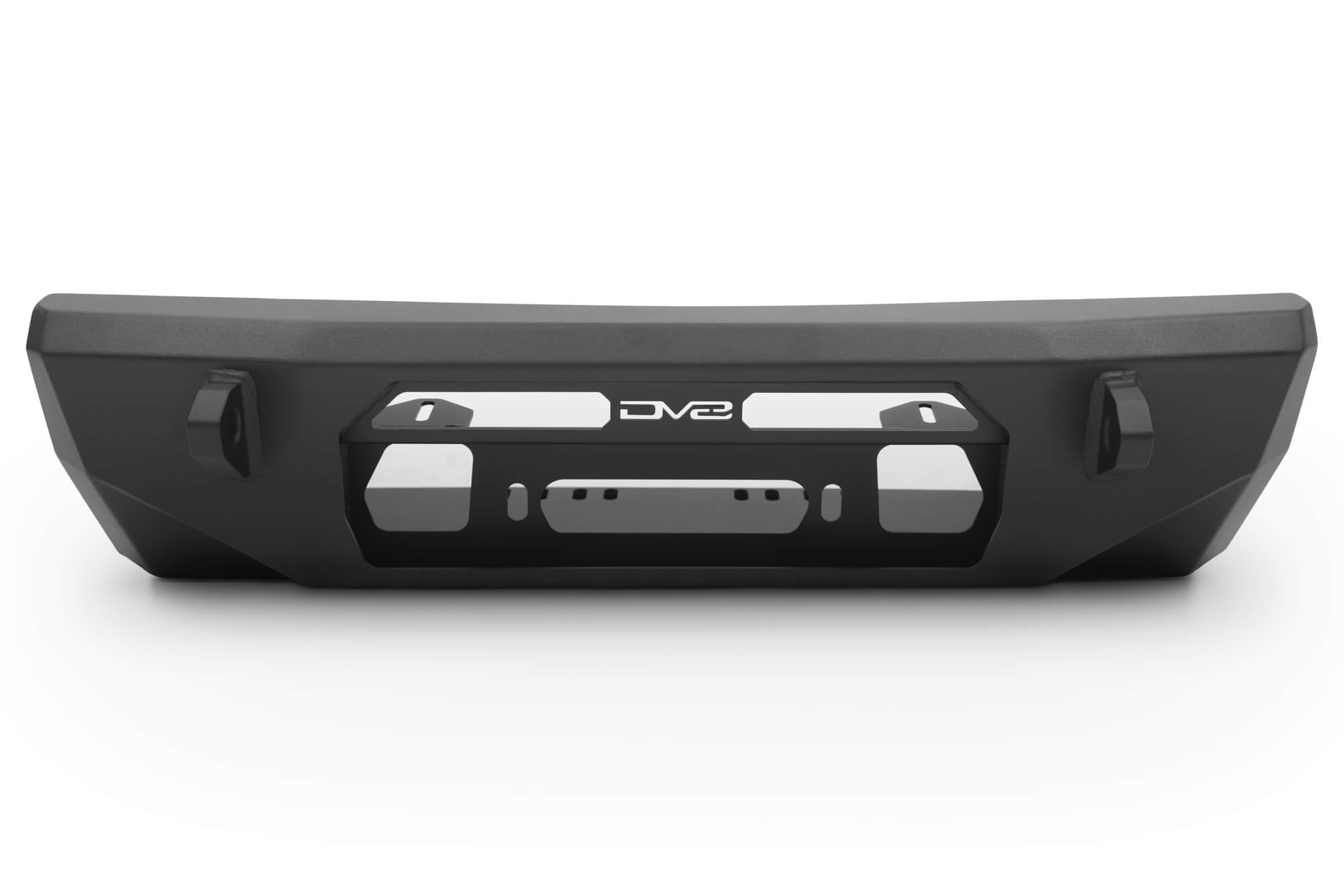 Winch Centric Front Bumper for the 2015-2020 GMC Canyon | Two D-Ring Mounts | One 20-Inch LED Light Bar Mount | Two 3-Inch Pod Light Mounts | Zip Tie Tabs | Micro-Texture Black Powder Coat Finish