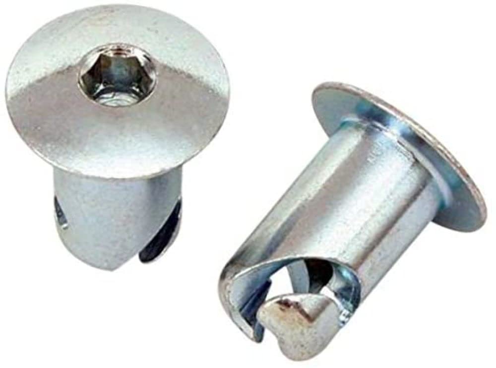 Moroso Oval 71275 Quick Fasteners, 7/16" x .450, Steel, Silver