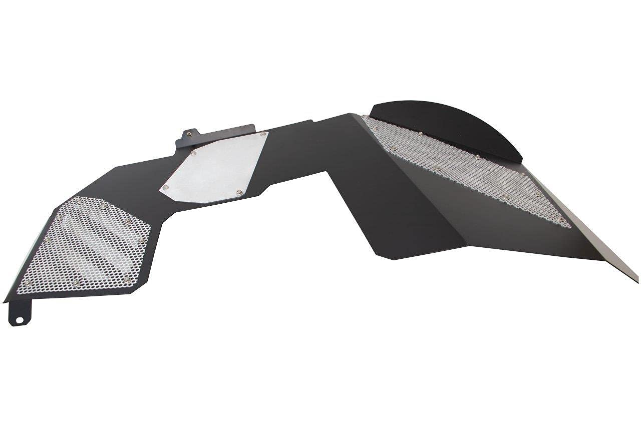JL Inner Fenders Front FISHBONE Offroad FB33193F - Aluminum - Black Powder Coat