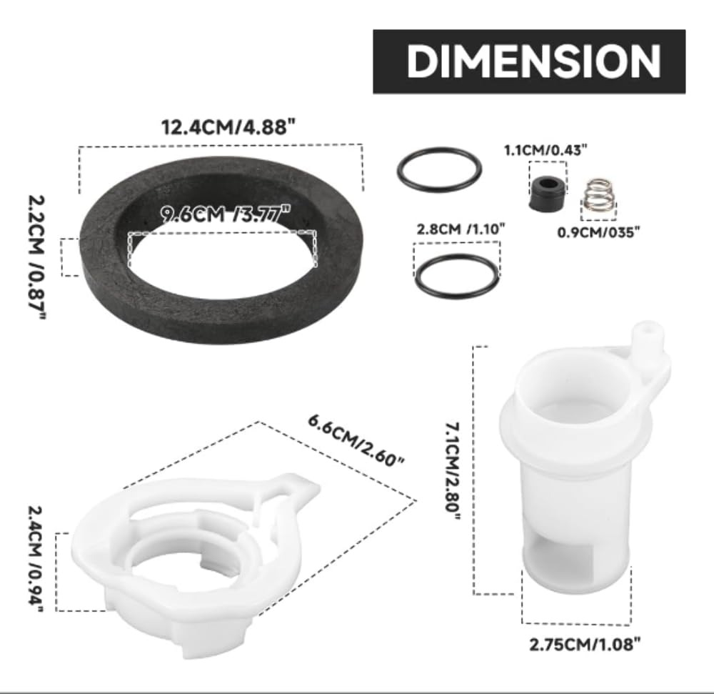 Water Valve Thetford Style II Kit, Aqua