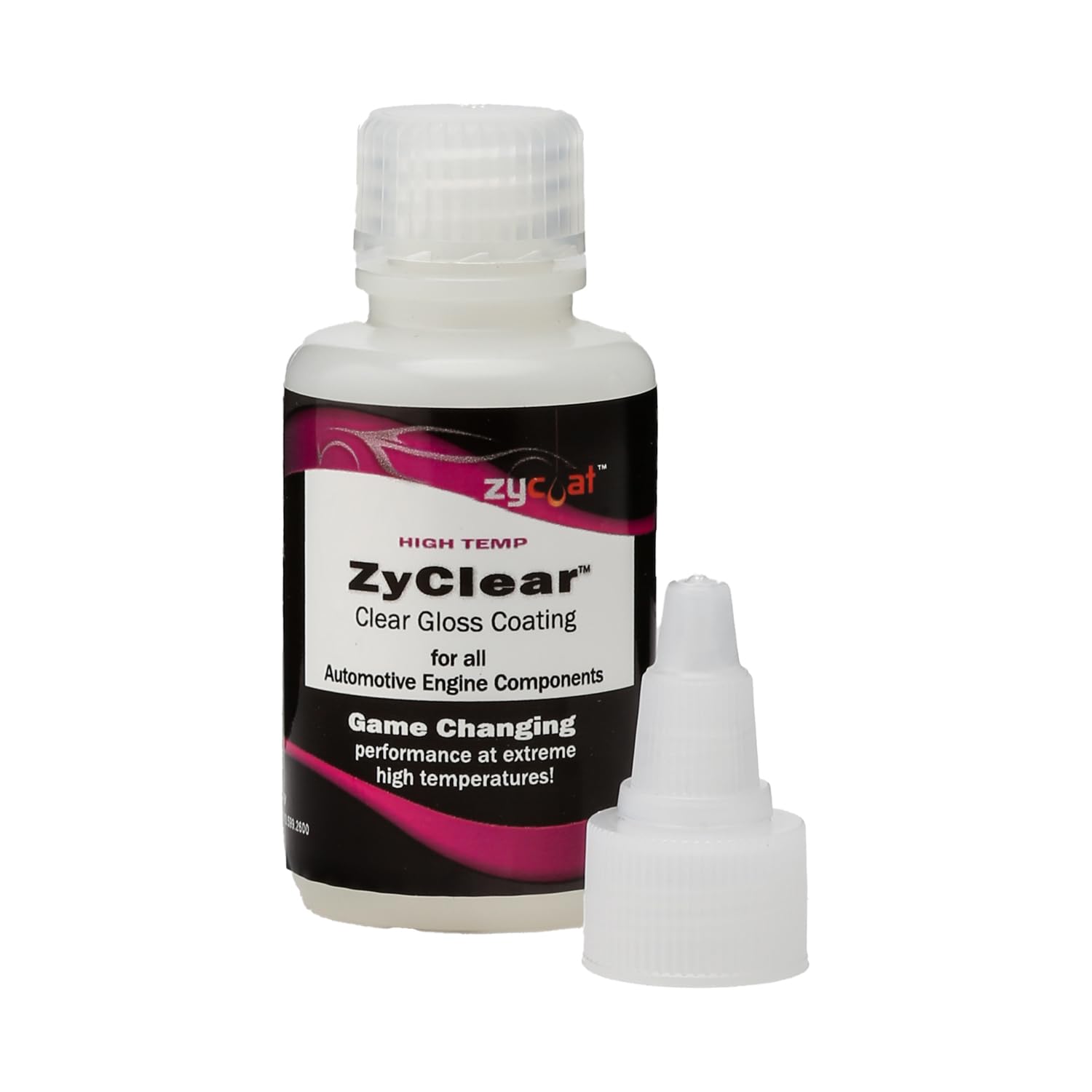 ZyCoat 15502 ZyClear High Temperature Heat Dissipating Clear Coat Application Kit - High Gloss, 2 Ounce