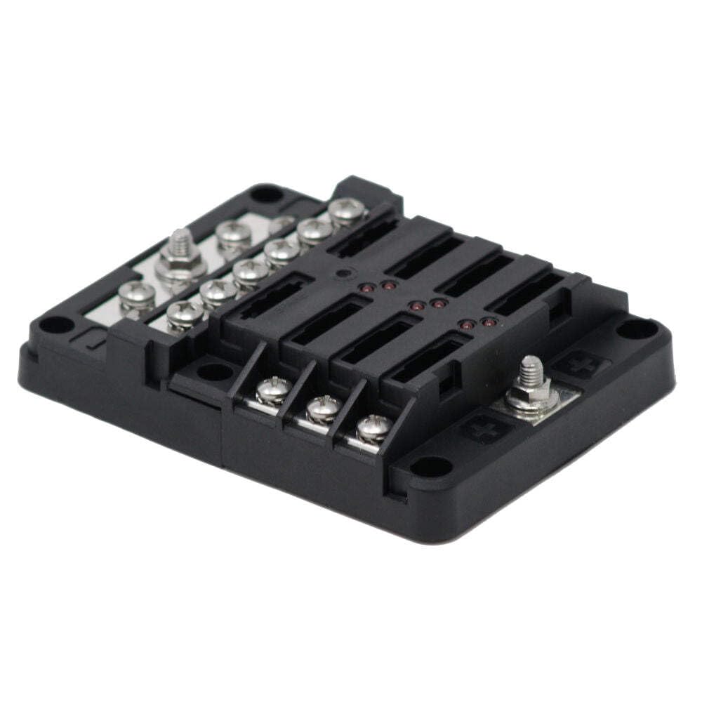 Egis Fuse Block RT 6 Position w/Ground & LED Indication
