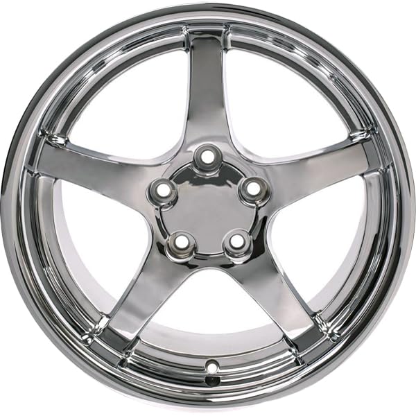 CV05-17085-5475-58C OE Wheels 17" Replica Wheel Fits Chevrolet Corvette - C5 Rim 17x8.5 Chrome Wheel