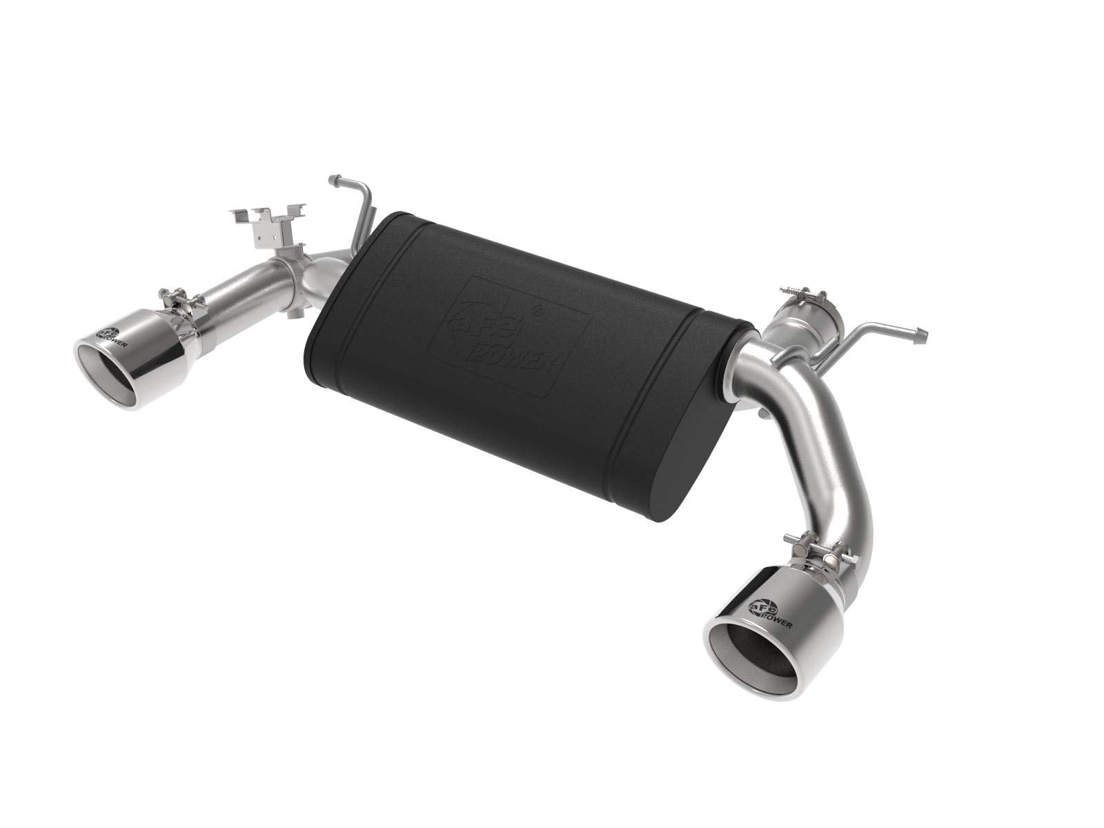 MACH Force-XP aFe Power 3 IN to 2-1/2 IN 304 Stainless Steel Axle-Back Exhaust Polished