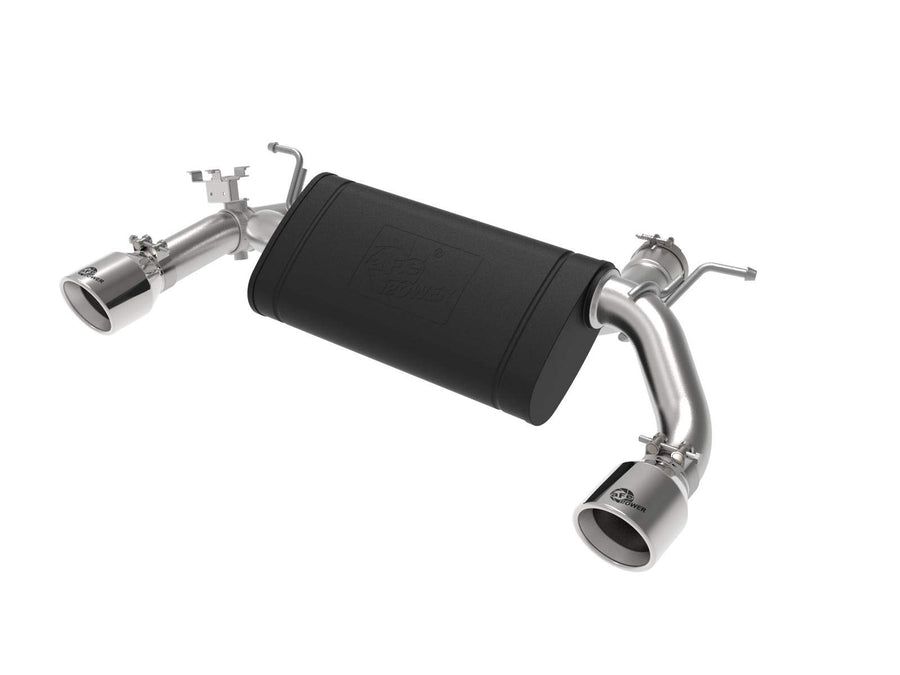 MACH Force-XP aFe Power 3 IN to 2-1/2 IN 304 Stainless Steel Axle-Back Exhaust Polished