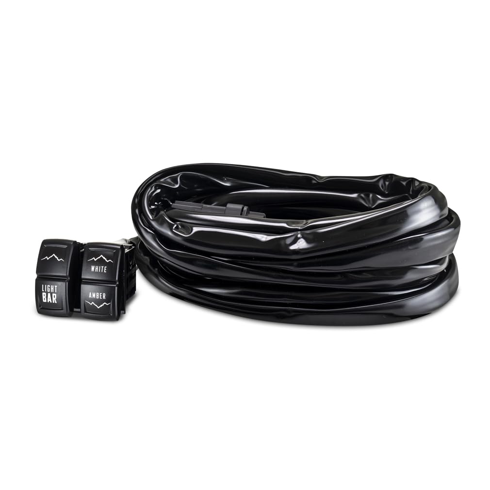 Borne Off-Road Light Bar Wire Harness Mishimoto For 10-20in Bar