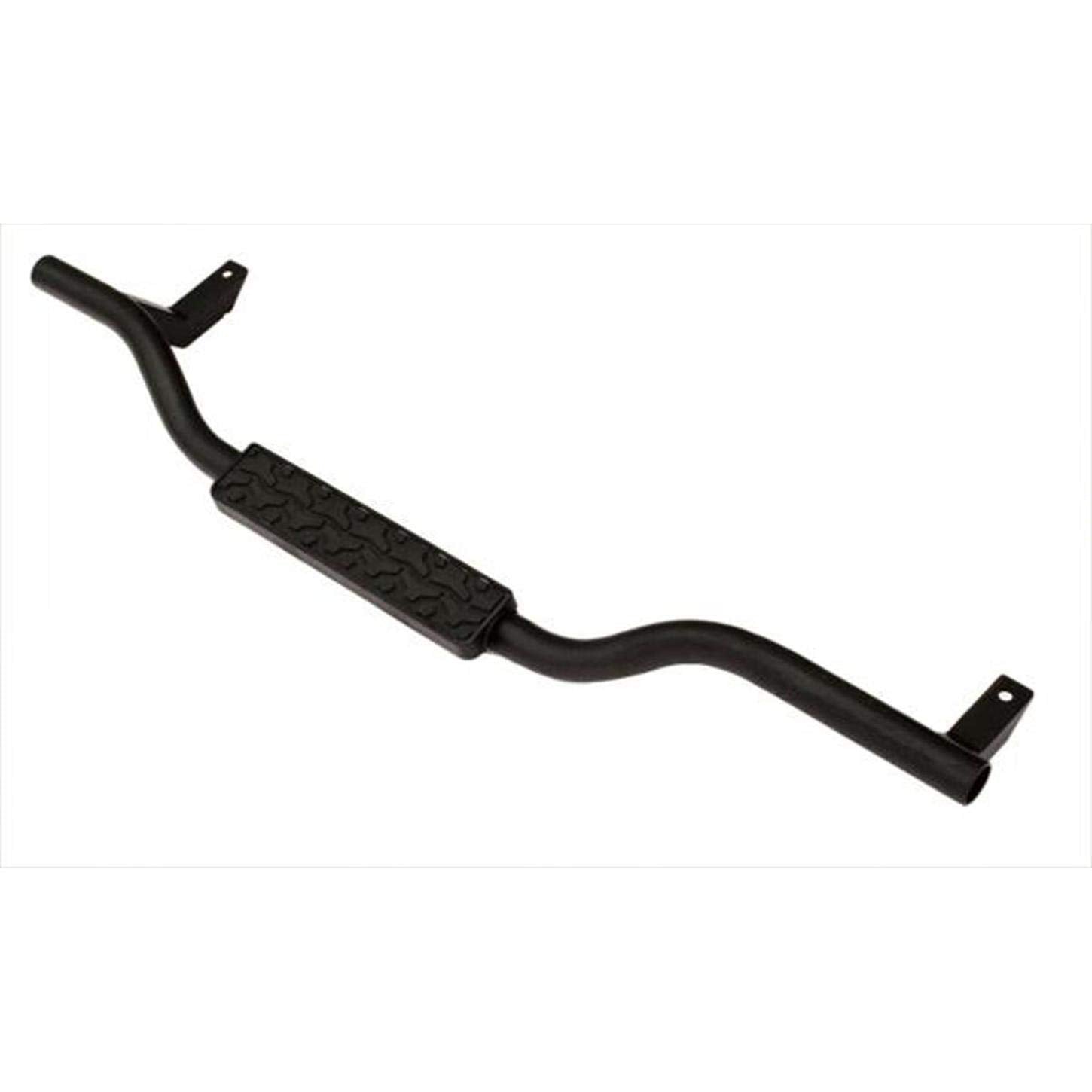 Slimline Drop Step Side Bars RAMPAGE PRODUCTS for Jeep Wrangler TJ | Pair, 2", Steel, Textured Black | 26625 | Fits 1997-2006 Jeep Wrangler TJ