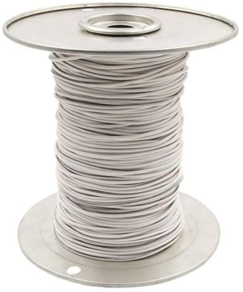 18 Ga Install Bay US GPT All Copper Primary Wire White w/Gray Trace