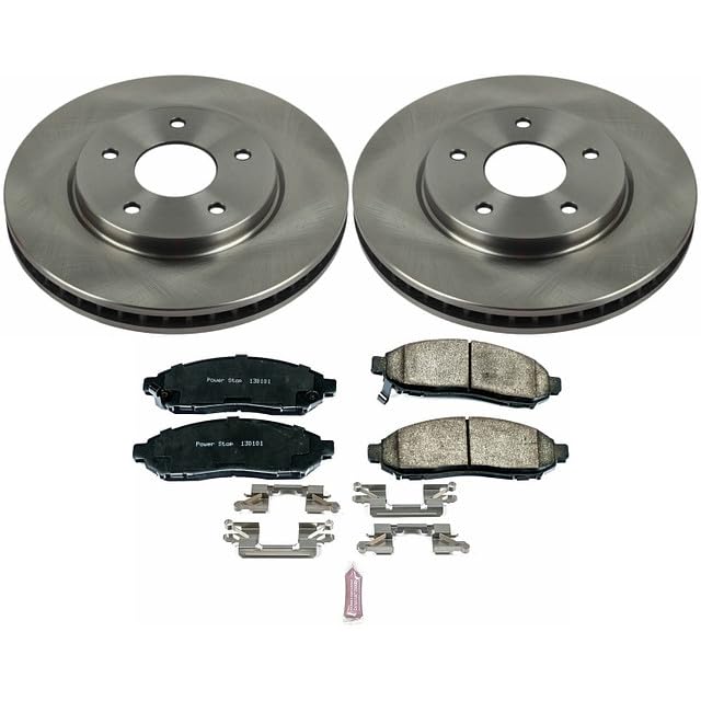 Power Stop Autospecialty KOE6492 Front Replacement Brake Kit-OE Brake Rotors & Ceramic Brake Pads