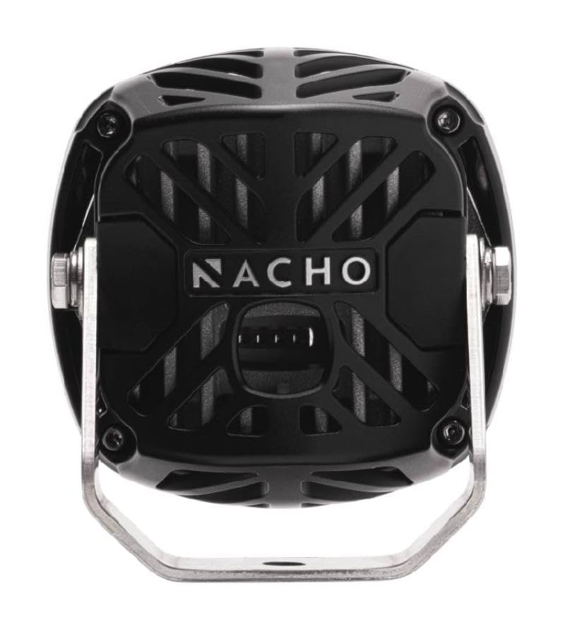 Quatro PM451 Nacho Flood Offroad LED Lightning 60W Each Effective Lumens 8,166 Peak Candela 48,000. Illuminate with Style Your 4x4 Off Road Adventures - Pair